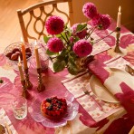 Bonnie and Neil | Tablecloth | Wild Pansy Pink | Medium